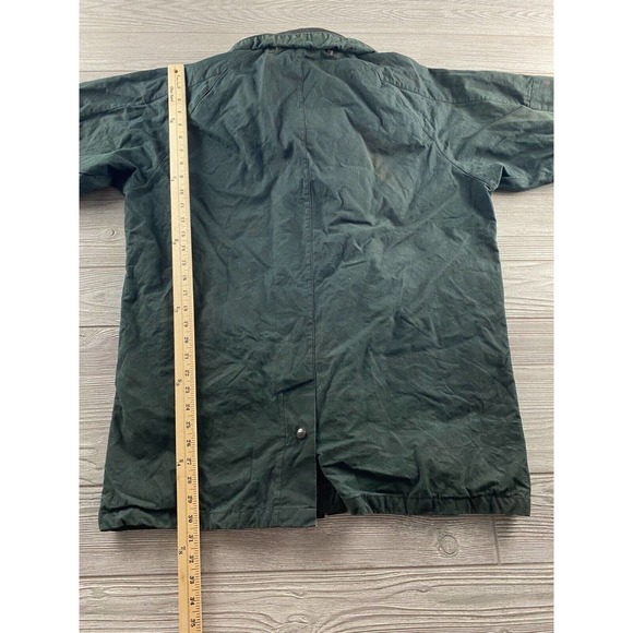 Australian Outback Collection Men Black OilSkin Drover Duster Jacket Long Coat - Picture 5 of 9